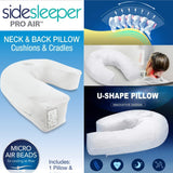 2019 Newest Hot High Plus Side Sleeper Pillow Sleep Buddy U-Shaped Pillow Waist Support Pillow