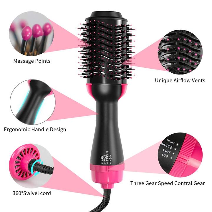 Hair Dryer & Volumizer Hot Air Brush