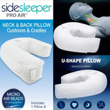 2019 Newest Hot High Plus Side Sleeper Pillow Sleep Buddy U-Shaped Pillow Waist Support Pillow