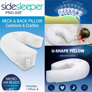 2019 Newest Hot High Plus Side Sleeper Pillow Sleep Buddy U-Shaped Pillow Waist Support Pillow