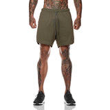 Men 2 in 1 Running Shorts