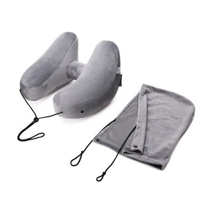 New H Shape Inflatable Travel Pillow