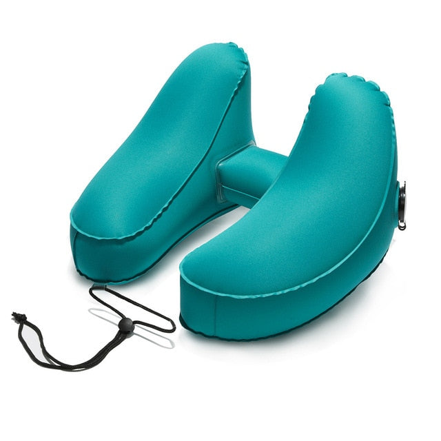 New H Shape Inflatable Travel Pillow