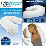 2019 Newest Hot High Plus Side Sleeper Pillow Sleep Buddy U-Shaped Pillow Waist Support Pillow